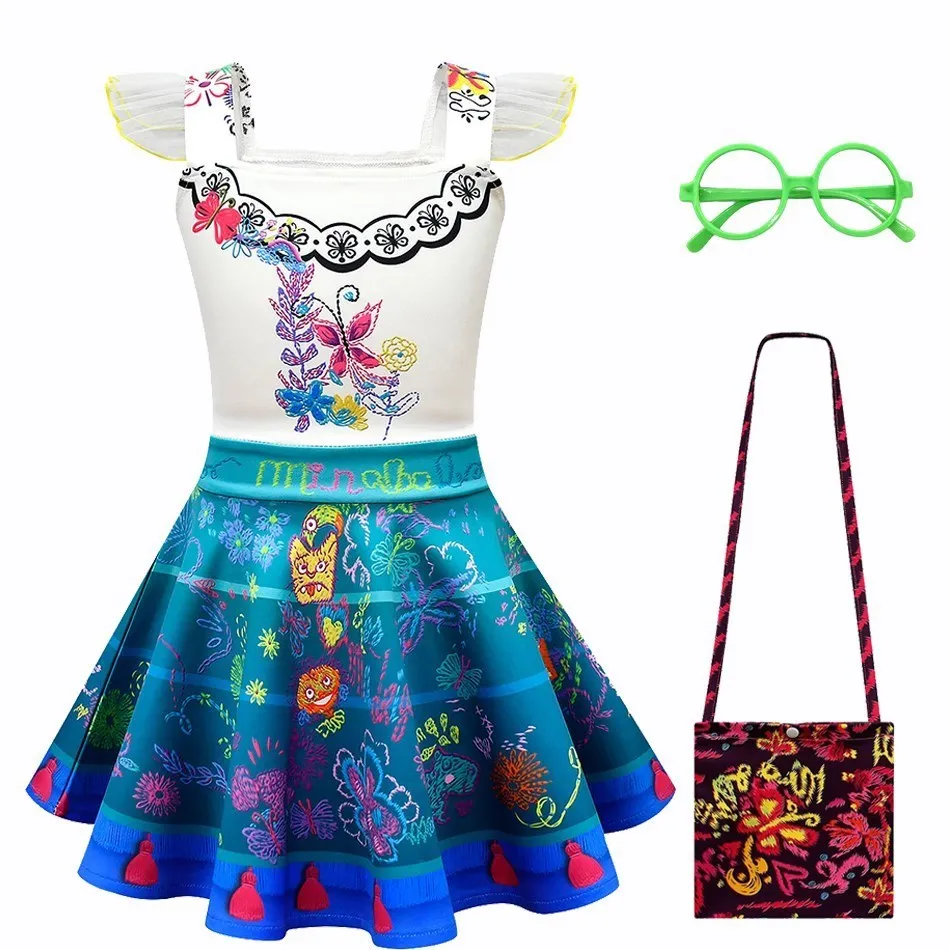 Kids Princess Dresses Encanto Costume Girls Mirabel Cosplay Costume Sets Children Birthday Party Carnival Costumes 3-12 Years
Kids Princess Dresses Encanto Costume Girls Mirabel Cosplay Costume Sets Children Birthday Party Carnival Costumes 3-12 Years
