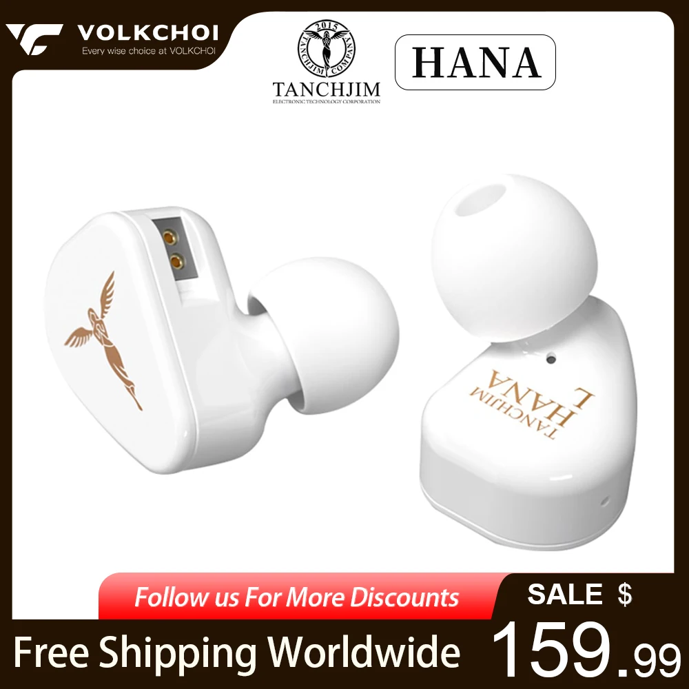 TANCHJIM HANA HiFi IEMs in Ear Wired Monitor High Magnetic Flux Dynamic Driver Earphones 3.5mm Plug & 0.78mm 2-pin Dynamic LCP 
TANCHJIM HANA HiFi IEMs in Ear Wired Monitor High Magnetic Flux Dynamic Driver Earphones 3.5mm Plug & 0.78mm 2-pin Dynamic LCP