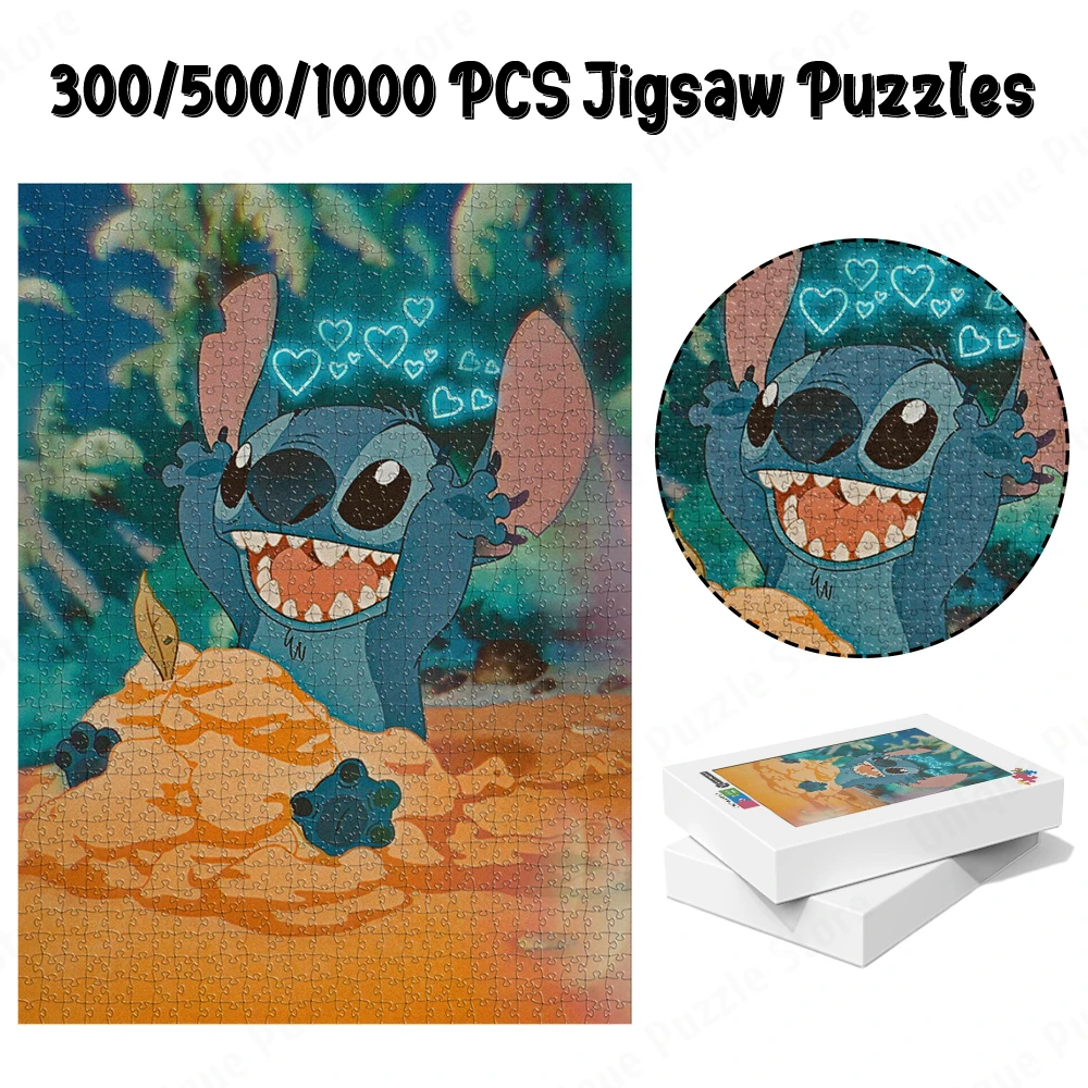 Cartoon Cute Stitch Large Adult Jigsaw Funny Disney Animation Jigsaw Puzzles Blue Cute Pet Character Fun Family Game Kids Adults
Cartoon Cute Stitch Large Adult Jigsaw Funny Disney Animation Jigsaw Puzzles Blue Cute Pet Character Fun Family Game Kids Adults
