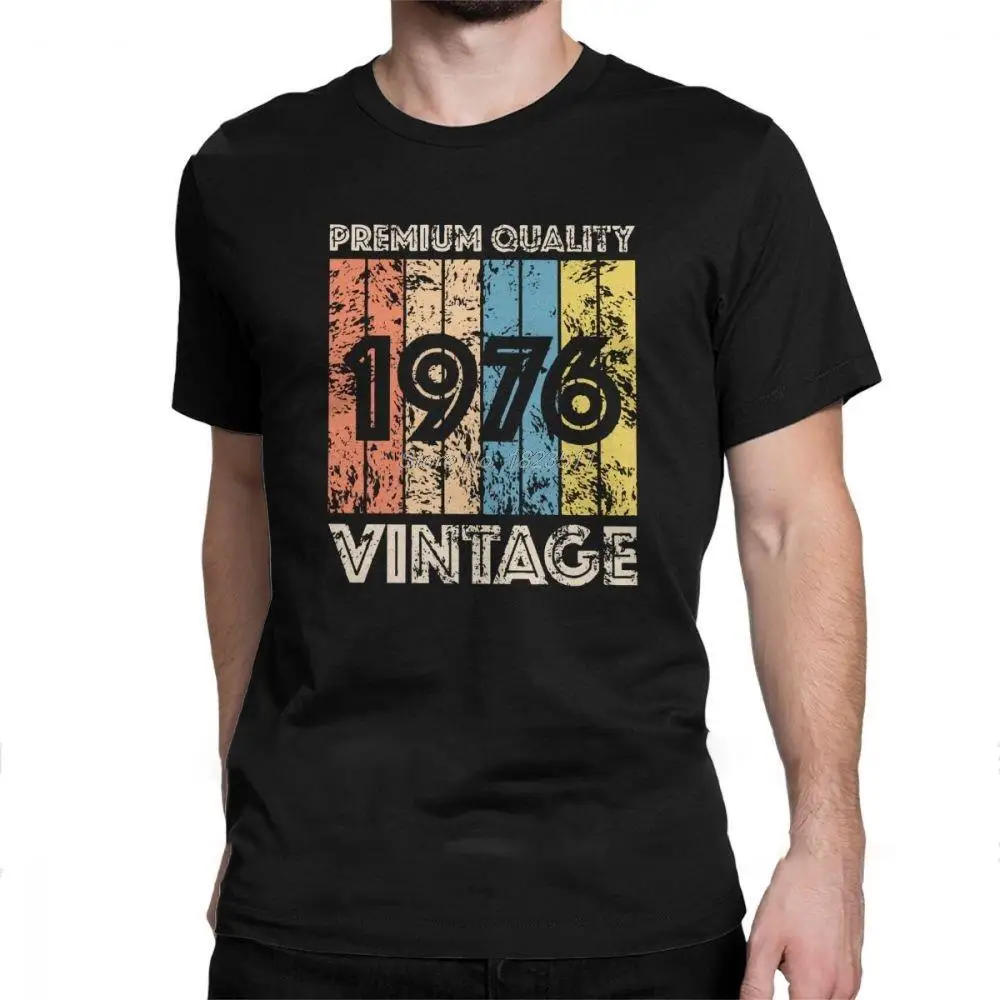Unique 1976 Vintage Retro T-Shirt Men O-neck Cotton T Shirt Birthday Gifts Years Old Tees Funny Tshirt Harajuku Streetwear
Unique 1976 Vintage Retro T-Shirt Men O-neck Cotton T Shirt Birthday Gifts Years Old Tees Funny Tshirt Harajuku Streetwear