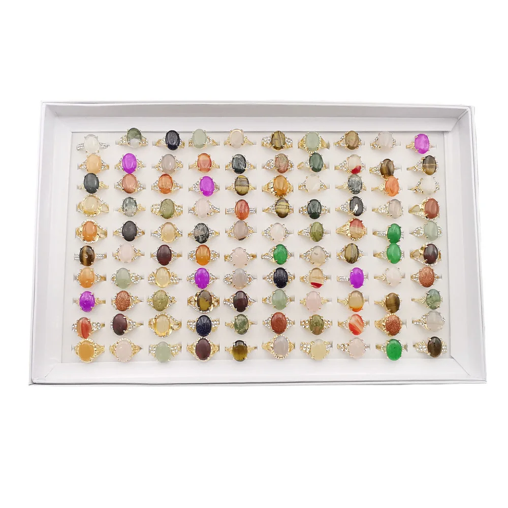 100pcs/lot Mixed Trendy Natural Stone Crystal Geometric Gold Color Ring for Women Men Party Fashion Jewelry Gift Wholesale
100pcs/lot Mixed Trendy Natural Stone Crystal Geometric Gold Color Ring for Women Men Party Fashion Jewelry Gift Wholesale