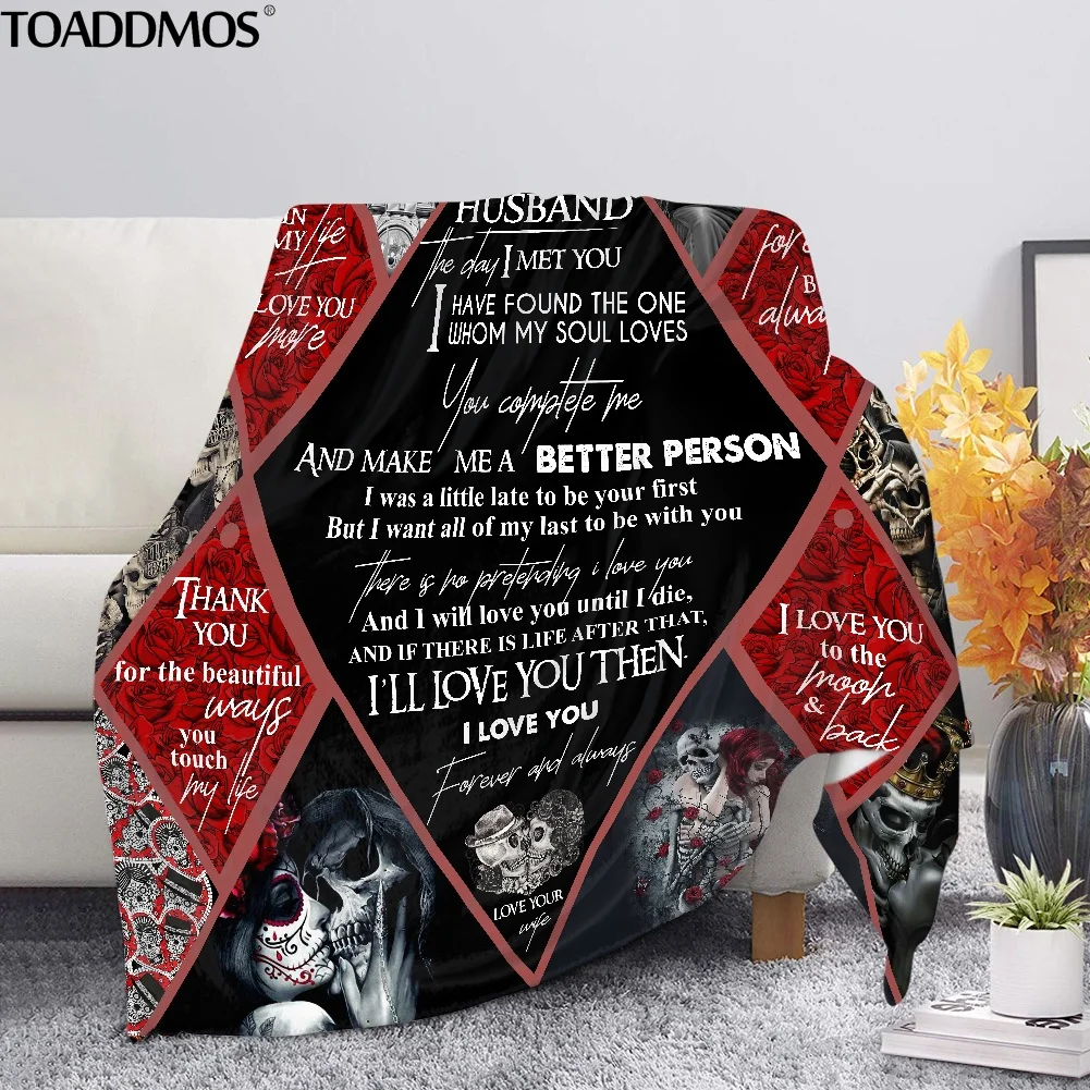TOADDMOS Fleece Blanket Day of the Dead Print Gothic Skull Lover Office Sofa Warm Blankets for Kids Adults Soft Bed Thin Quilt
TOADDMOS Fleece Blanket Day of the Dead Print Gothic Skull Lover Office Sofa Warm Blankets for Kids Adults Soft Bed Thin Quilt