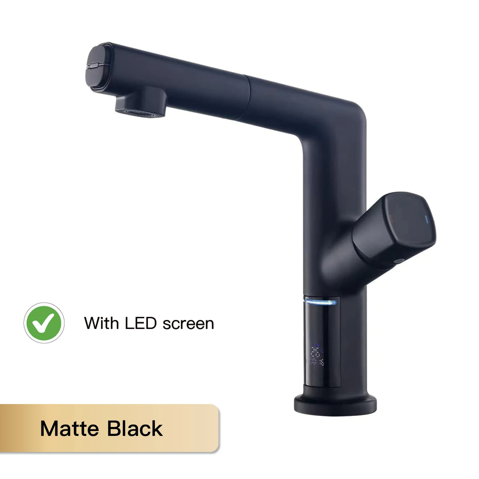 Смеситель для раковины Aitana Luxury Black LED
Смеситель для раковины Aitana Luxury Black LED
