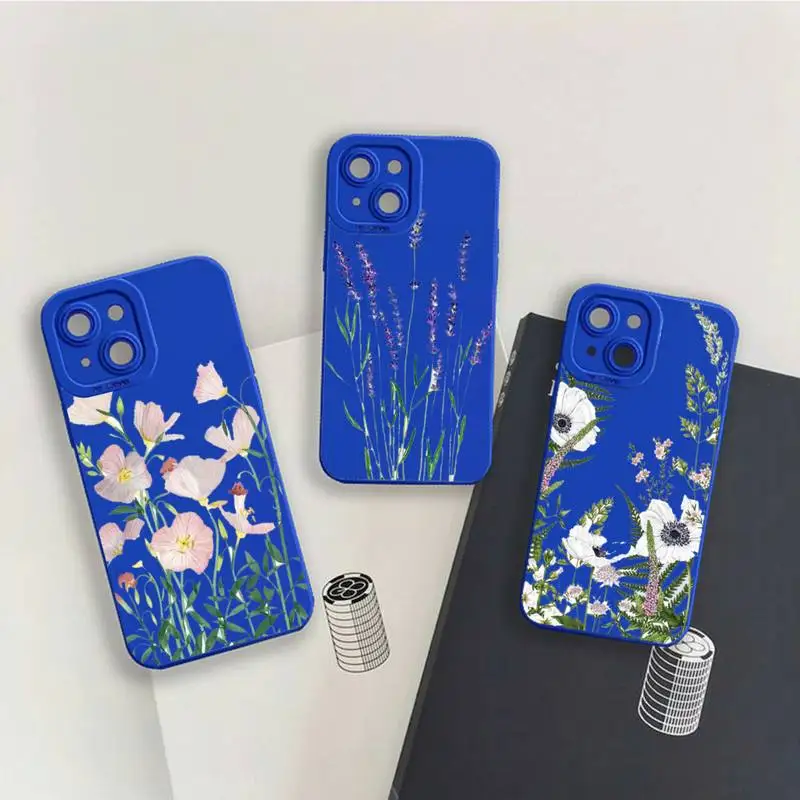 Blooming buds flower Lavender Phone Case For iPhone 13 12 11 Pro MAX Mini X XS XR 7 8 Plus Liquid Silicone Klein Blue
Blooming buds flower Lavender Phone Case For iPhone 13 12 11 Pro MAX Mini X XS XR 7 8 Plus Liquid Silicone Klein Blue