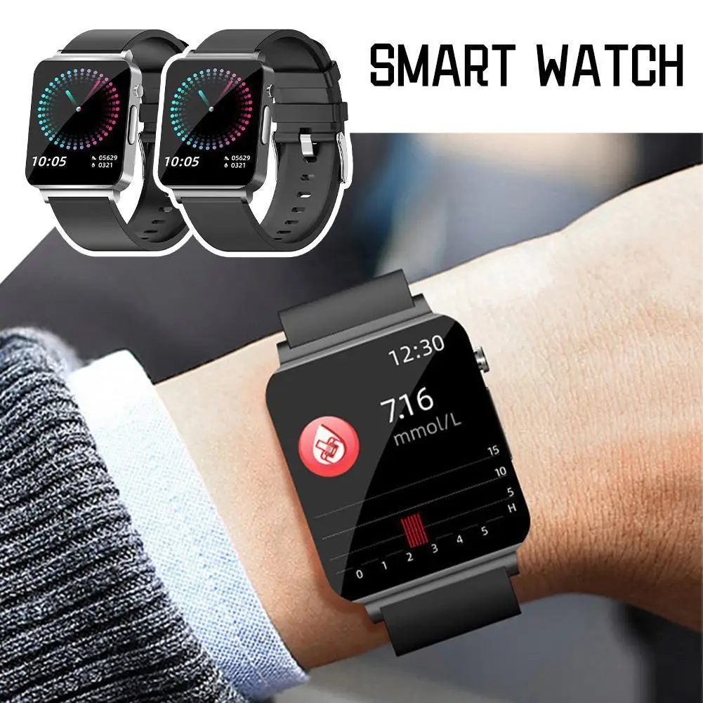 

KS03 Smartwatch Non-invasive Blood Sugar Heart Rate Tracker Smart Watch Female Temperature Body Monitoring Male And Fitness A6I5