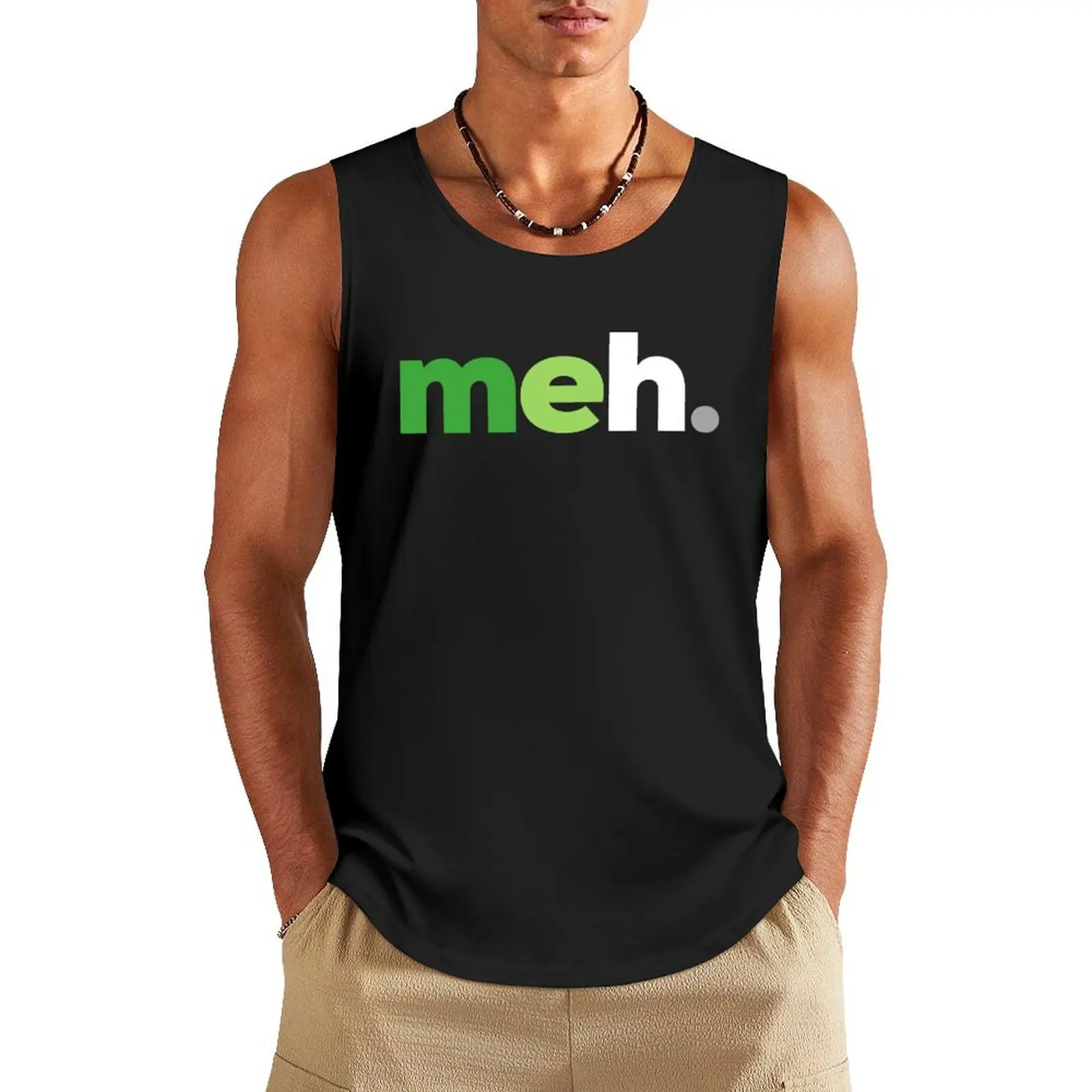 Романтика? Мех. Aromantic Pride Tank Top футболка мужские спортивные рубашки без рукавов