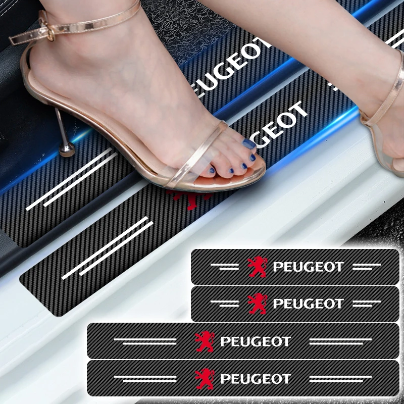 4pcs New Carbon Fiber Car Door Threshold Sill Scuff Anti Sticker For Peugeot 206 207 307 3008 2008 308 407 408 508 301 208 RCZ
4pcs New Carbon Fiber Car Door Threshold Sill Scuff Anti Sticker For Peugeot 206 207 307 3008 2008 308 407 408 508 301 208 RCZ