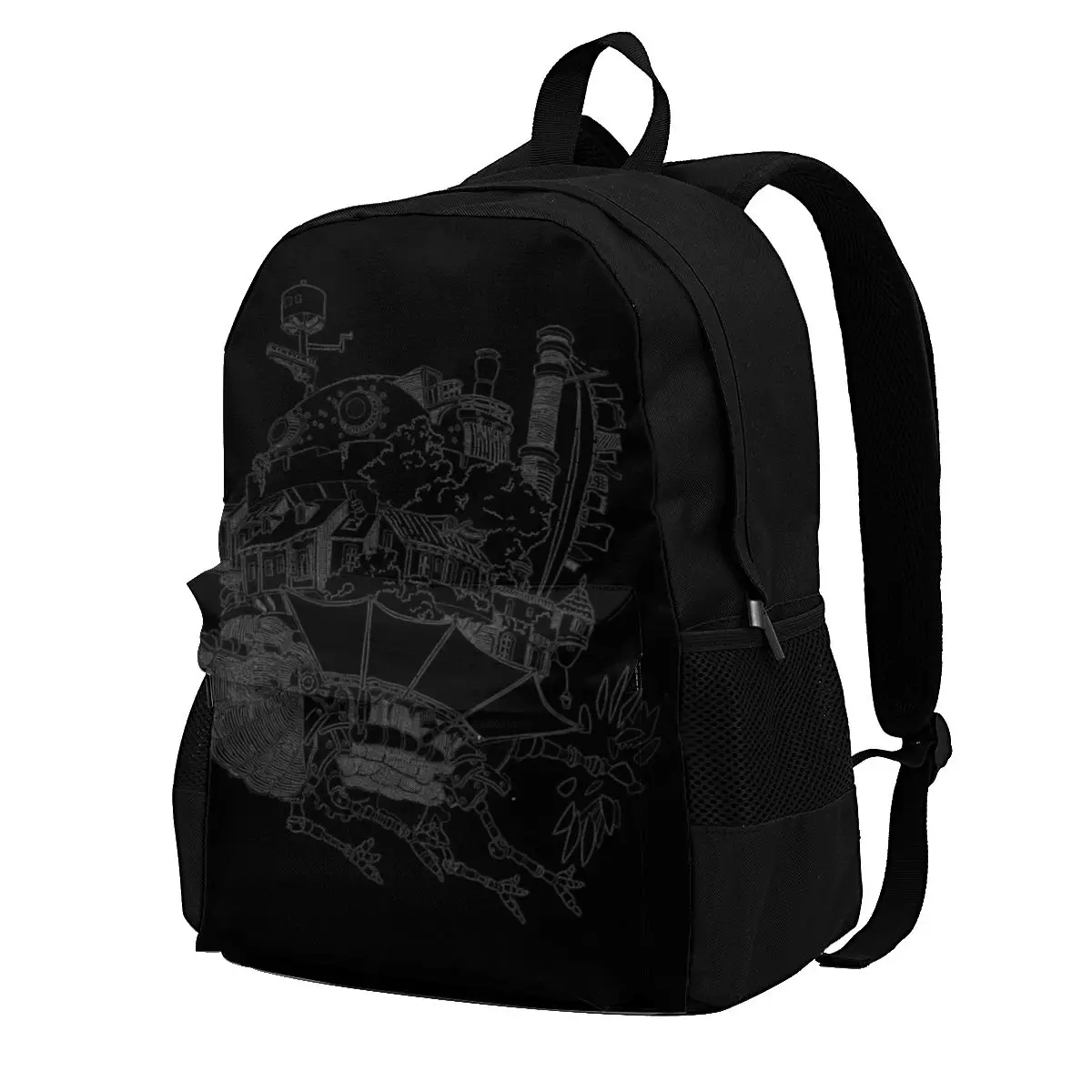 Howls Moving Castle Backpacks magic Cartoon miyazaki Japan Large Elegant Polyester Backpack Running Woman Bags
Howls Moving Castle Backpacks magic Cartoon miyazaki Japan Large Elegant Polyester Backpack Running Woman Bags