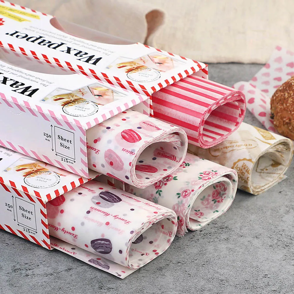 50pcs Waxed Paper Food Grade Baking Wrappers Grease-Proof Sandwich Bread Paper Waterproof Anti-stick Baking Pastry Tools
50pcs Waxed Paper Food Grade Baking Wrappers Grease-Proof Sandwich Bread Paper Waterproof Anti-stick Baking Pastry Tools