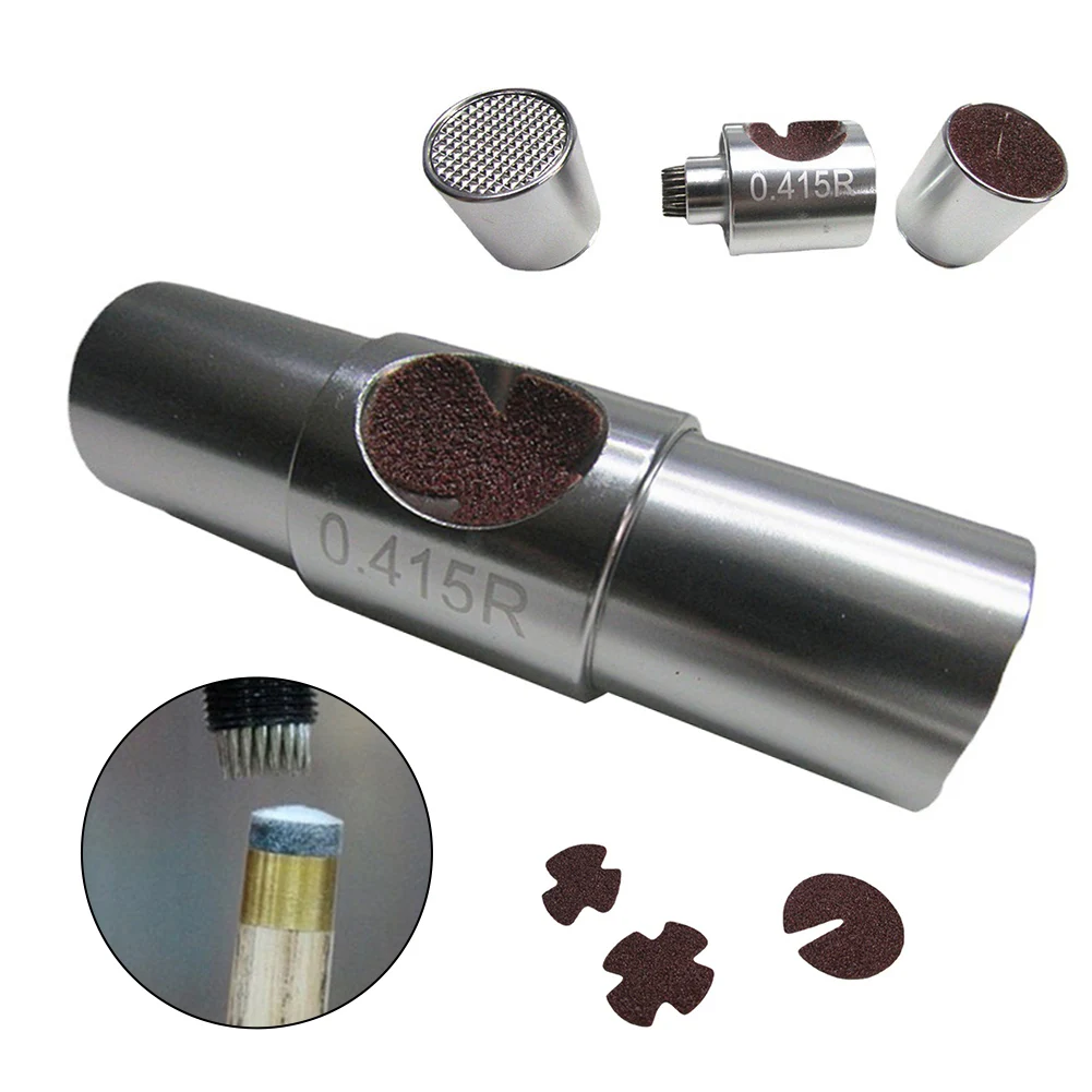 Cue Tip Repairers Convenient Pool Cue Tip Tapper and Burnisher Multifunctional Snooker Pool Cue Maintenance Tool
Cue Tip Repairers Convenient Pool Cue Tip Tapper and Burnisher Multifunctional Snooker Pool Cue Maintenance Tool