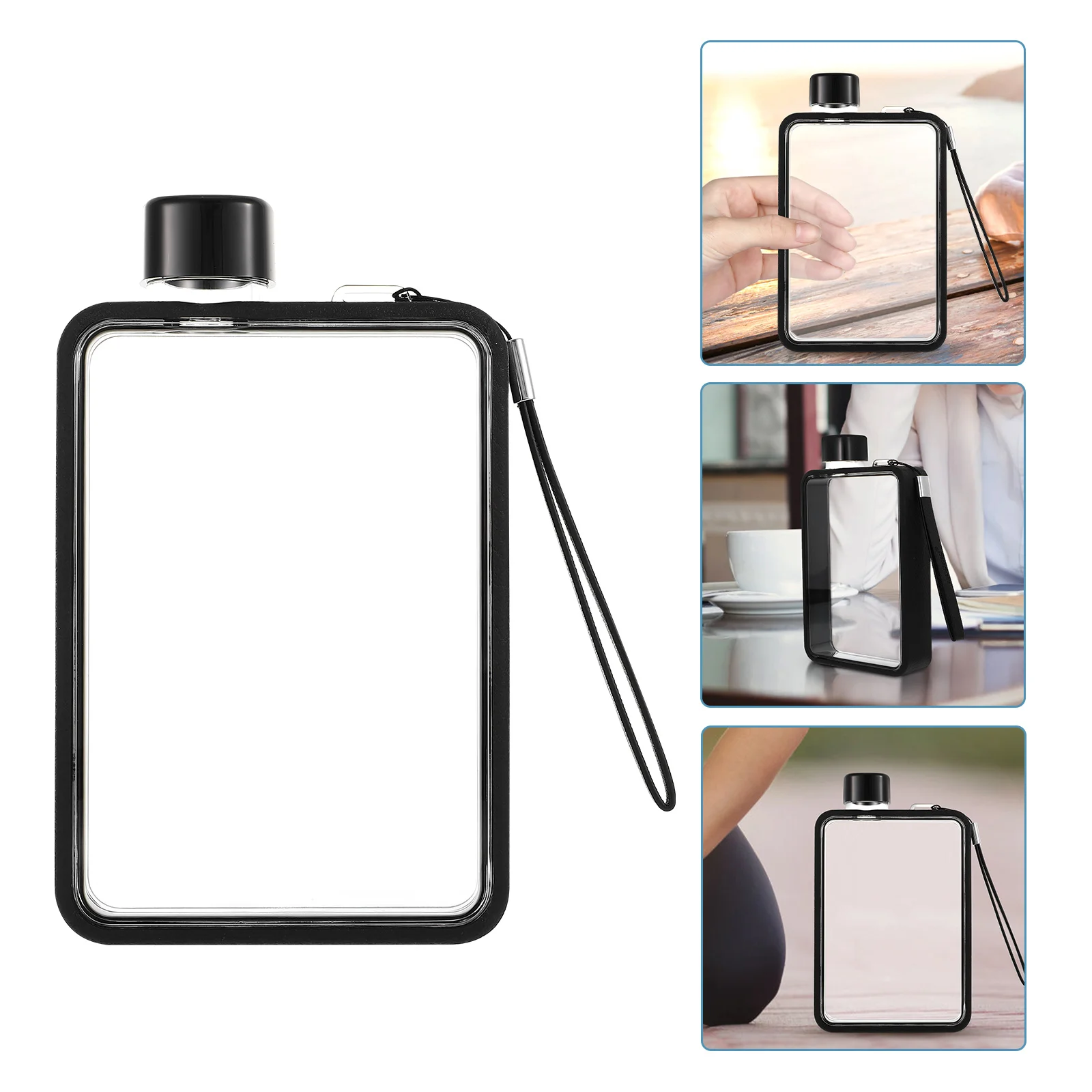 Bottle Flat Bottles Flask Drinking Slim Jug Aesthetic Cup Sports Drink Gym A5 Fitness Outdoor Cupscamping Running Square Mug
Bottle Flat Bottles Flask Drinking Slim Jug Aesthetic Cup Sports Drink Gym A5 Fitness Outdoor Cupscamping Running Square Mug
