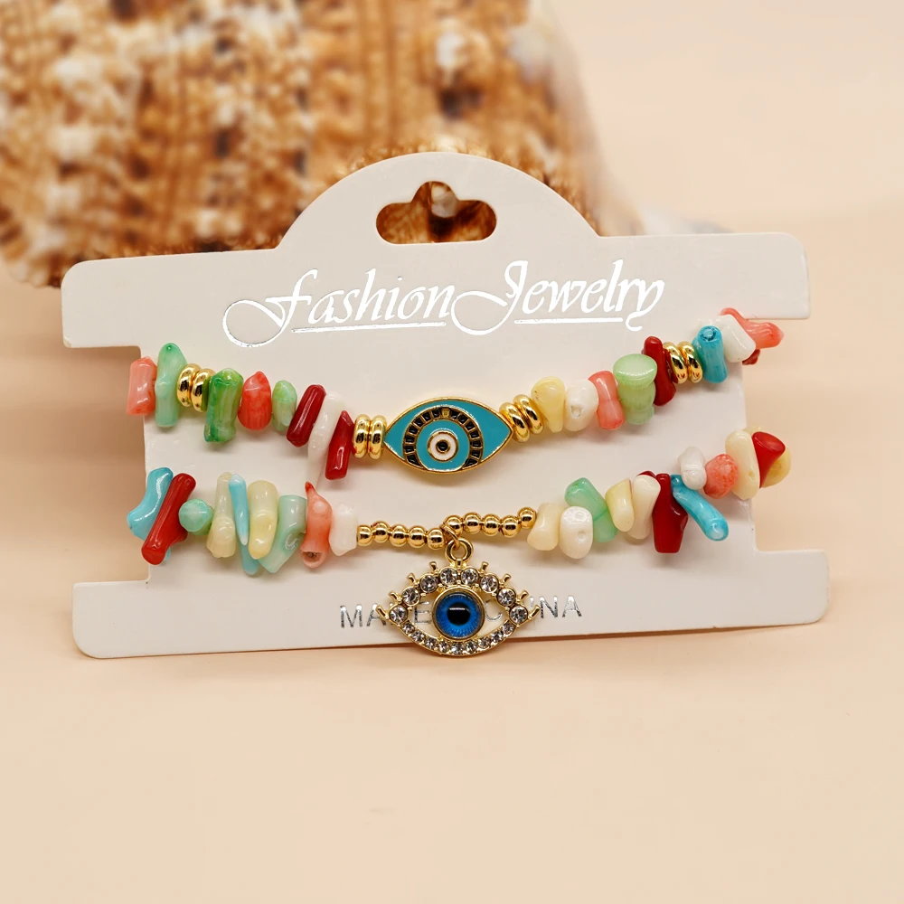 YASTYT Handmade Turkish Evil Eye Bracelet with Corallite Charms for Women - Lucky Bracelet, Adjustable Jewelry, Gift for Wife
YASTYT Handmade Turkish Evil Eye Bracelet with Corallite Charms for Women - Lucky Bracelet, Adjustable Jewelry, Gift for Wife