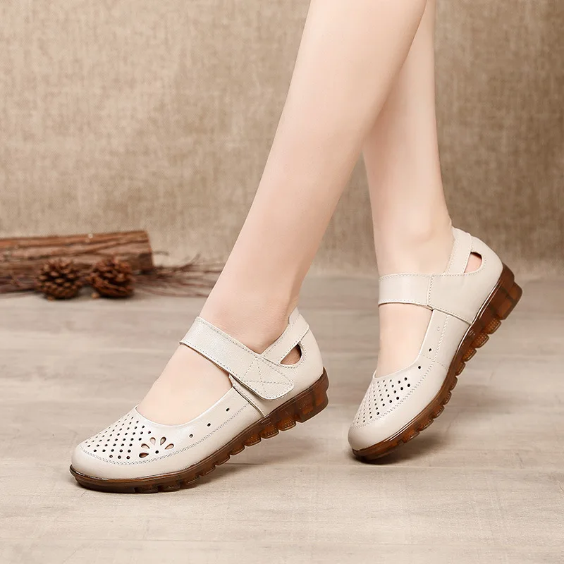 Genuine Leather Mary Jane Flats Women's Summer Sandal Loafers Woman Oxford Female Shoes Luxury Handmade Moccasins Woman Shoes
Genuine Leather Mary Jane Flats Women's Summer Sandal Loafers Woman Oxford Female Shoes Luxury Handmade Moccasins Woman Shoes