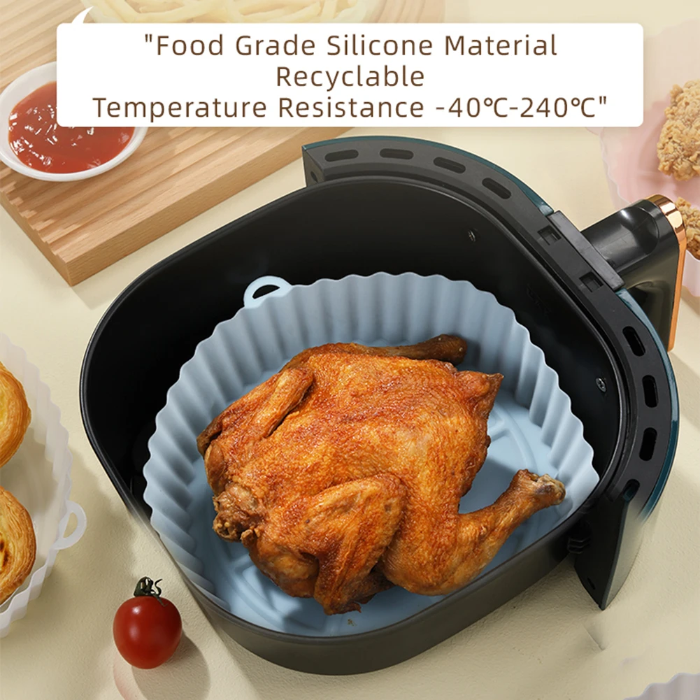Silicone Pot for Airfryer Reusable Air Fryer Accessories Baking Basket Pizza Plate Grill Pot Kitchen Cake Cooking Baking Tools
Silicone Pot for Airfryer Reusable Air Fryer Accessories Baking Basket Pizza Plate Grill Pot Kitchen Cake Cooking Baking Tools