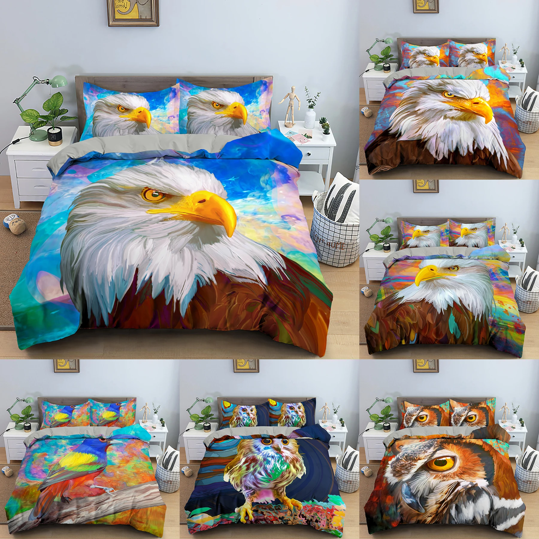 3D Cute Animals Bedding Set Panda Dog House Comforter Cover Pillowcase 2/3Pcs Home Textiles Set Queen King Size Duvet Cover Set
3D Cute Animals Bedding Set Panda Dog House Comforter Cover Pillowcase 2/3Pcs Home Textiles Set Queen King Size Duvet Cover Set