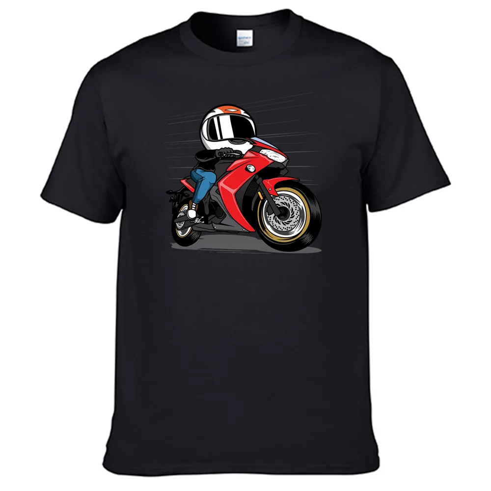 Red Motorcycle Cartoon Men Women Summer 100% Cotton Black Tees Male Newest Top Popular Normal Tee Shirts Unisex
Red Motorcycle Cartoon Men Women Summer 100% Cotton Black Tees Male Newest Top Popular Normal Tee Shirts Unisex
