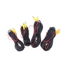 Car AV Cable Universal auto RCA AV Cable wire harness for car rear view camera parking 6/10/12/15m video extension cable