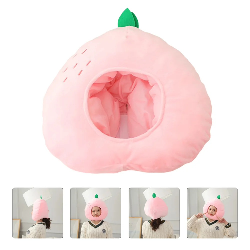 Peach Headgear Party Plush Hat Headdress Novelty Band Funny Pp Cotton Cap Women's Prom Tiara
Peach Headgear Party Plush Hat Headdress Novelty Band Funny Pp Cotton Cap Women's Prom Tiara