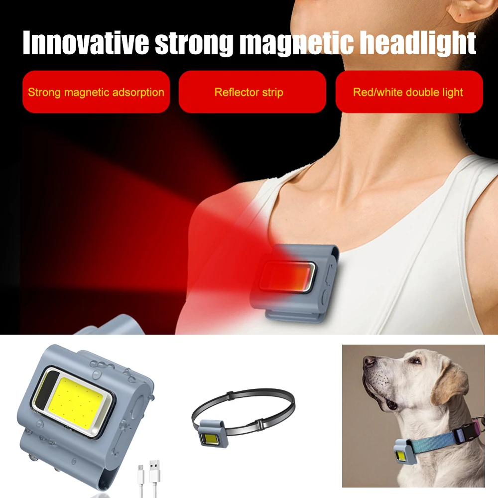 COB LED Headlamp Multi-function Outdoor Head Flashlight Waterproof USB Rechargeable 500LM Camping Equipment 6 Gear Hiking Torch
COB LED Headlamp Multi-function Outdoor Head Flashlight Waterproof USB Rechargeable 500LM Camping Equipment 6 Gear Hiking Torch