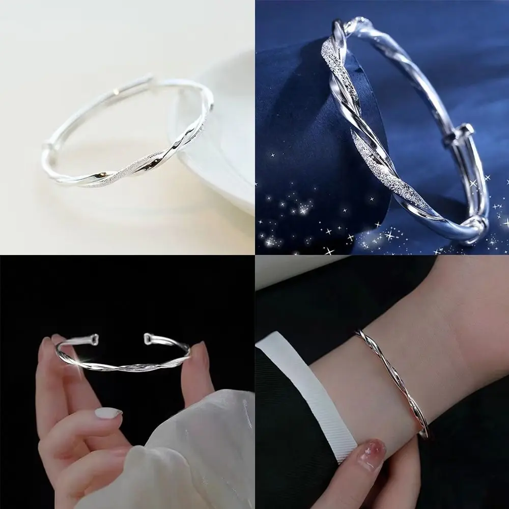 Gift Bangle Women Fashion Sterling Silver Bracelet Ladies Wristband Jewelry Accessories Wrist ChainFor Lovers
Gift Bangle Women Fashion Sterling Silver Bracelet Ladies Wristband Jewelry Accessories Wrist ChainFor Lovers