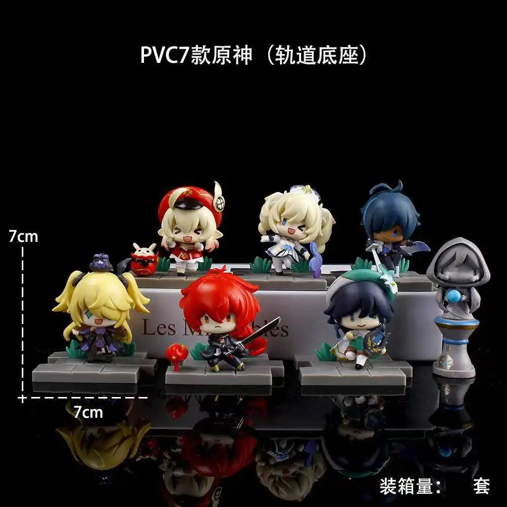 6Pcs/Set 8cm Anime Genshin Impact Klee Keqing Raiden Statuette Figure PVC Toys Cute Game Role Figurine Collection Model Model
6Pcs/Set 8cm Anime Genshin Impact Klee Keqing Raiden Statuette Figure PVC Toys Cute Game Role Figurine Collection Model Model