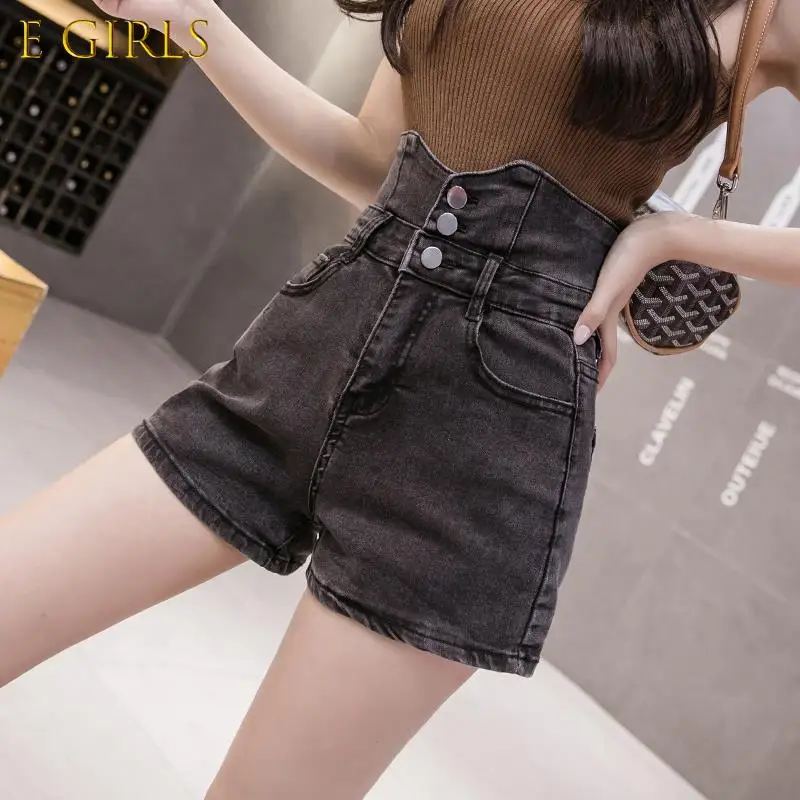E GIRLS Black Short Pants Clothing Sexy Women's Jean Denim Shorts High Waist Summer Hot Fashion Wide Leg Korean Casual Vintage
E GIRLS Black Short Pants Clothing Sexy Women's Jean Denim Shorts High Waist Summer Hot Fashion Wide Leg Korean Casual Vintage