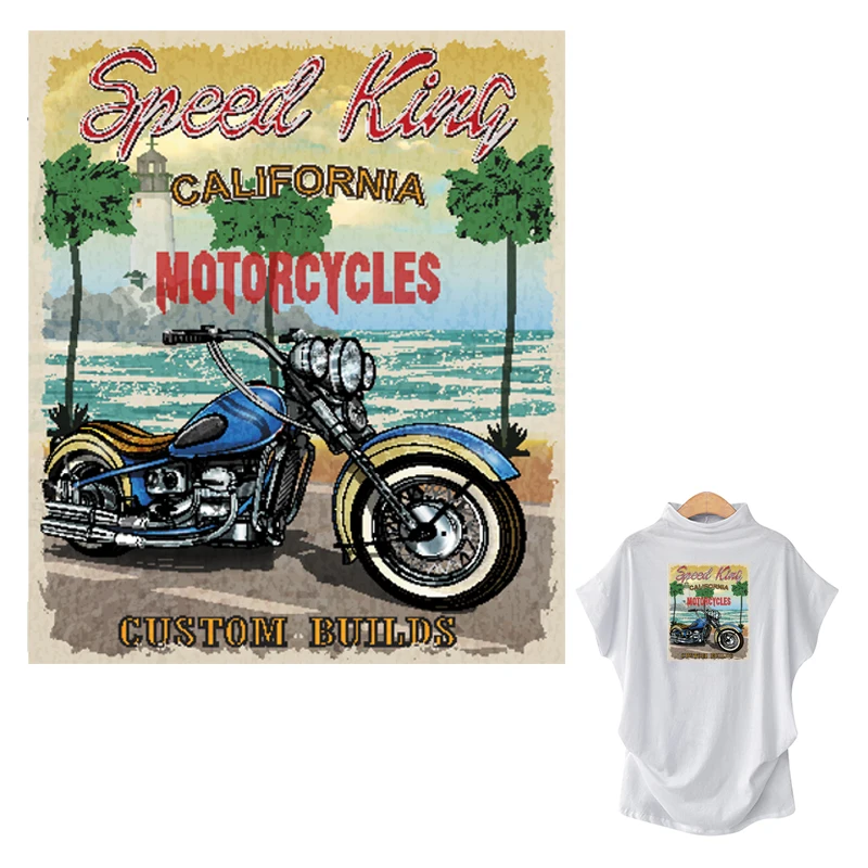 Iron on Transfer Motorcycle Custom Builds Patches Thermal Clothing Stickers Stripe Washable Diy T-Shirt Eco-Friendly
Iron on Transfer Motorcycle Custom Builds Patches Thermal Clothing Stickers Stripe Washable Diy T-Shirt Eco-Friendly
