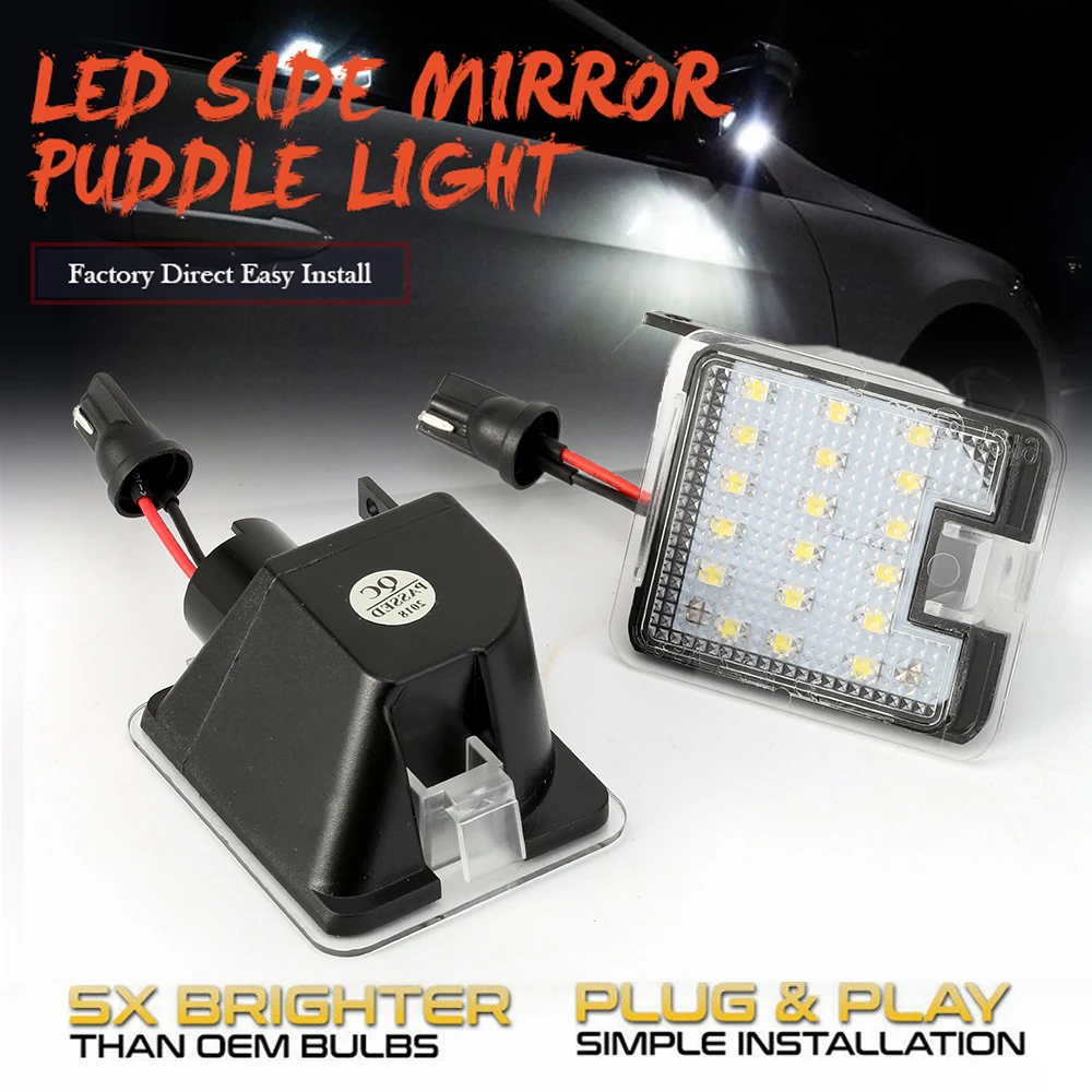 2Pcs LED Under Side Mirror Puddle Light For Ford Focus 3 Kuga 2 S-Max WA6 2 Mondeo 4 5 Grand C-max 2 Escape Car Courtesy Lamps
2Pcs LED Under Side Mirror Puddle Light For Ford Focus 3 Kuga 2 S-Max WA6 2 Mondeo 4 5 Grand C-max 2 Escape Car Courtesy Lamps