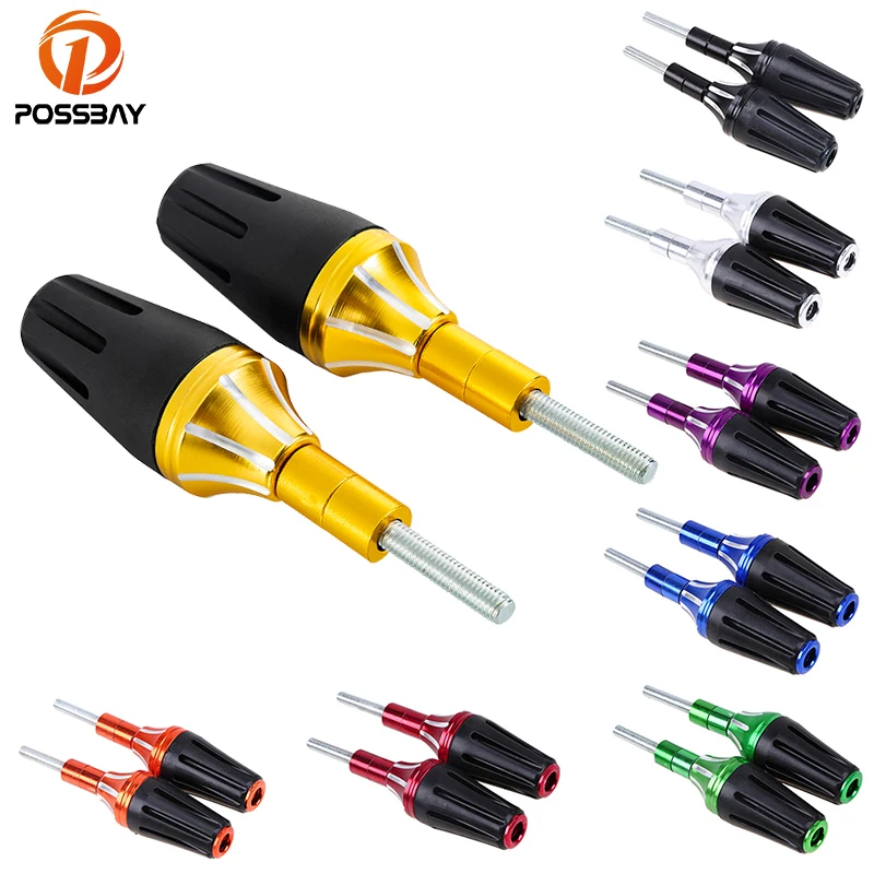 POSSBAY Universal Motorcycle Frame Slider Falling Crash Protector M8 Bolt Diameter Motocross Motorbike Falling Protector
POSSBAY Universal Motorcycle Frame Slider Falling Crash Protector M8 Bolt Diameter Motocross Motorbike Falling Protector
