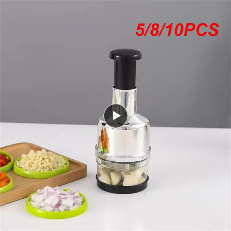 5/8/10PCS Stainless Steel Garlic Press Crusher Manual Onion Onion Cutter Safety Kitchen Cooking Accessories Black Garlic Chopper 
5/8/10PCS Stainless Steel Garlic Press Crusher Manual Onion Onion Cutter Safety Kitchen Cooking Accessories Black Garlic Chopper