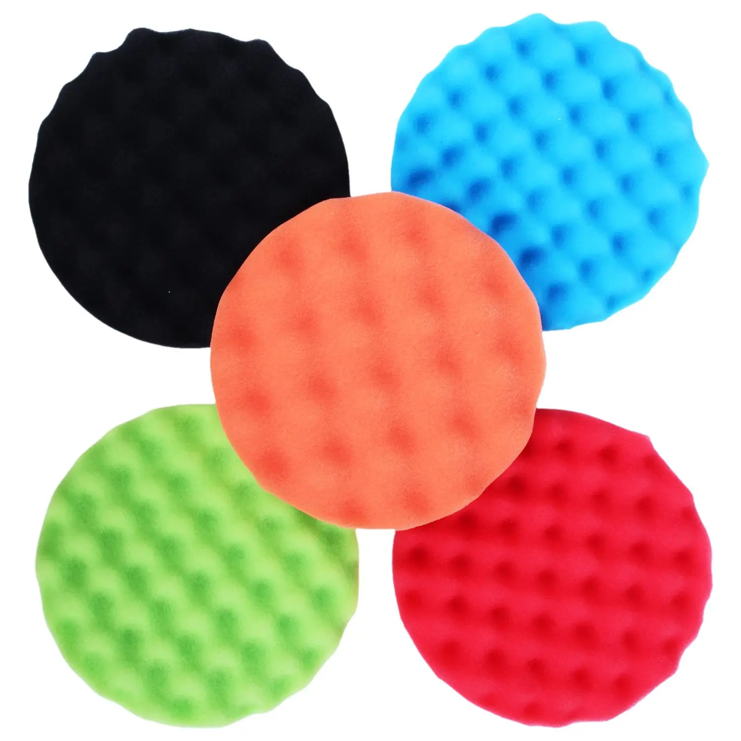 5Pcs 7inch 180mm Sponge Polishing Waxing Foam Buffing Pads for Polishers Auto Car
5Pcs 7inch 180mm Sponge Polishing Waxing Foam Buffing Pads for Polishers Auto Car