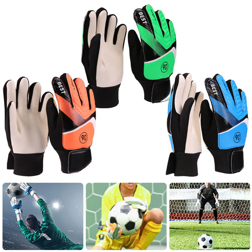 1 Pair Football Gloves Latex Finger Guard Kids Youth Goalkeeper Gloves Football Soccer Goalie Adjustable Anti Slip Glove
1 Pair Football Gloves Latex Finger Guard Kids Youth Goalkeeper Gloves Football Soccer Goalie Adjustable Anti Slip Glove