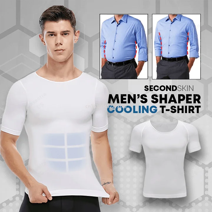Men's Shaper Cooling T-Shirt Compression Shapewear Body Shaper Chest Binder Shirt Slimming Waist Tum Trimmer Shapers Body Top
Men's Shaper Cooling T-Shirt Compression Shapewear Body Shaper Chest Binder Shirt Slimming Waist Tum Trimmer Shapers Body Top