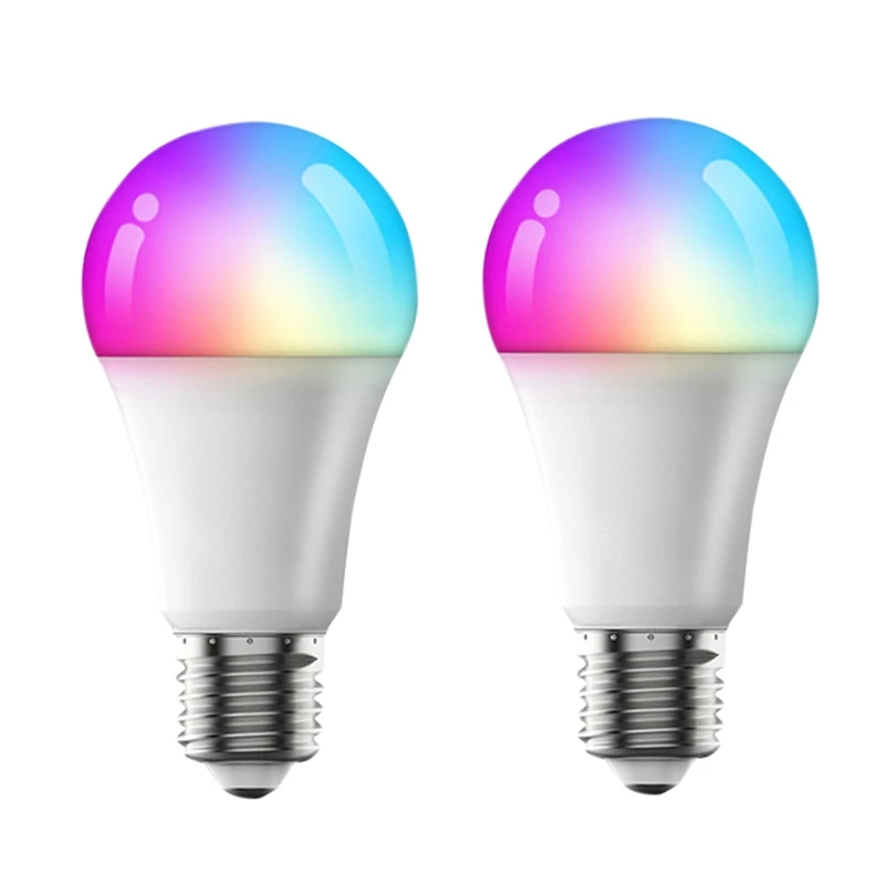 Smart Bulb Wifi & Bluetooth 5.0 Without Hub Dimmable Music Sync Schedule RGB Smart Lights Light LED Bulb E27 9W
Smart Bulb Wifi & Bluetooth 5.0 Without Hub Dimmable Music Sync Schedule RGB Smart Lights Light LED Bulb E27 9W