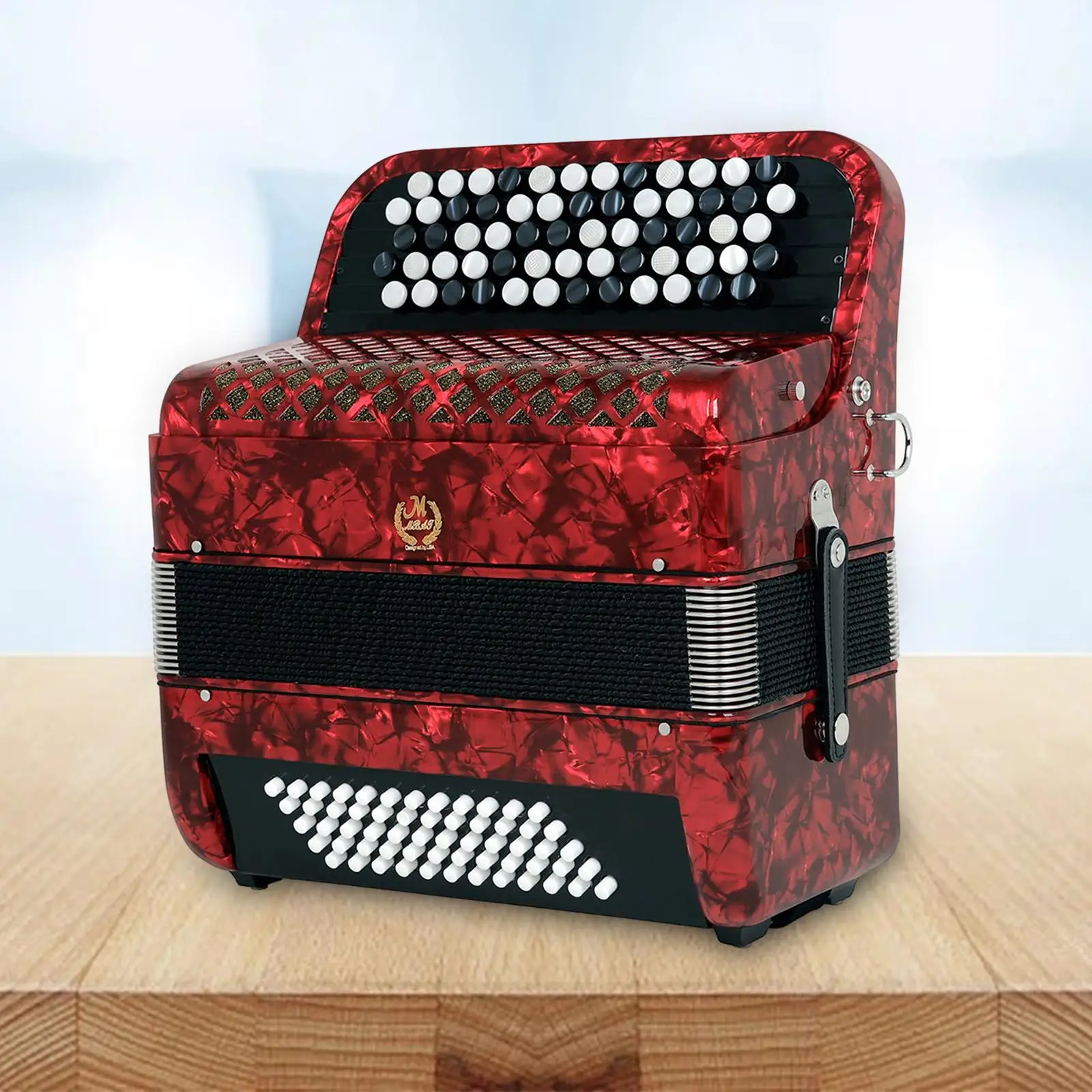 Buttons Accordion 37 Keys Performance Instrument Eductional for Beginners Students
Buttons Accordion 37 Keys Performance Instrument Eductional for Beginners Students