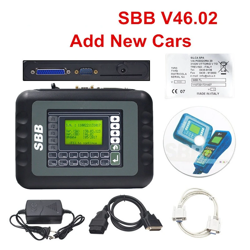 Newest V46.02 SBB Key Programmer Update Of SBB V33.02 Key Transponder Same Function As CK100 46.02 Key Maker Free Ship
Newest V46.02 SBB Key Programmer Update Of SBB V33.02 Key Transponder Same Function As CK100 46.02 Key Maker Free Ship