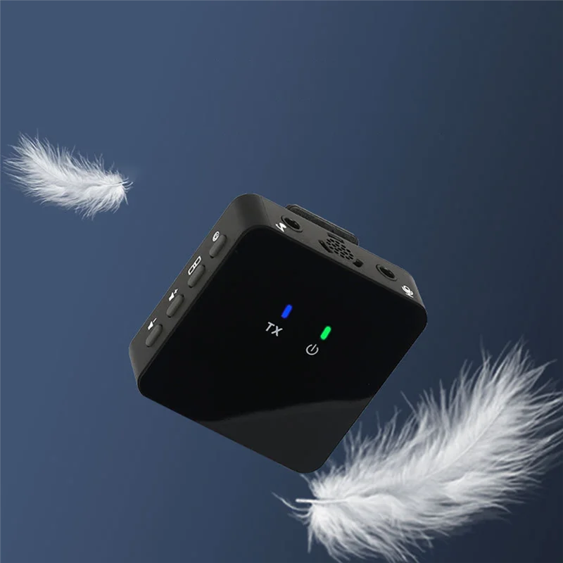 2.4GHz Wireless Lavalier Microphone System Portable 1 in 1 Lavalier Mic for Podcast Interview Sound Recording
2.4GHz Wireless Lavalier Microphone System Portable 1 in 1 Lavalier Mic for Podcast Interview Sound Recording
