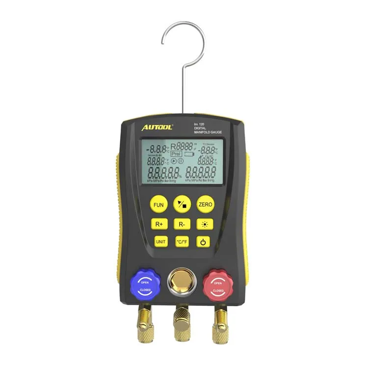 Top Quality lm120+ car air conditioning refrigerant plus fluoride pressure gauge digital pressure Manometer
Top Quality lm120+ car air conditioning refrigerant plus fluoride pressure gauge digital pressure Manometer