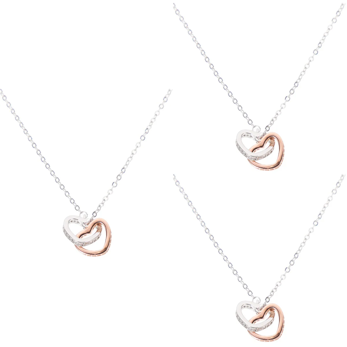 3pcs Love Heart Pendant Necklace Valentine's Day Romantic Necklace Anniversary Jewelry 
3pcs Love Heart Pendant Necklace Valentine's Day Romantic Necklace Anniversary Jewelry