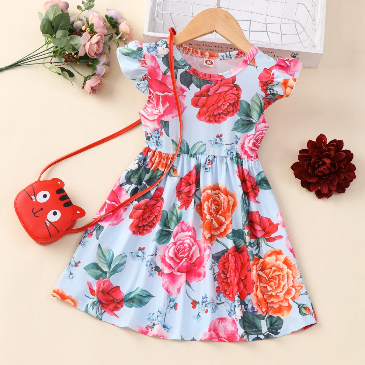New 1-6Y Kids Clothes Girls Baby Dresses Summer Flying Sleeve Ruffles Floral Flower Pretty Dress Casual Summer Children's Dress
New 1-6Y Kids Clothes Girls Baby Dresses Summer Flying Sleeve Ruffles Floral Flower Pretty Dress Casual Summer Children's Dress