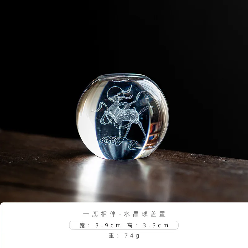 Кристальный держатель для крышки в виде Луны и кролика
Кристальный держатель для крышки в виде Луны и кролика