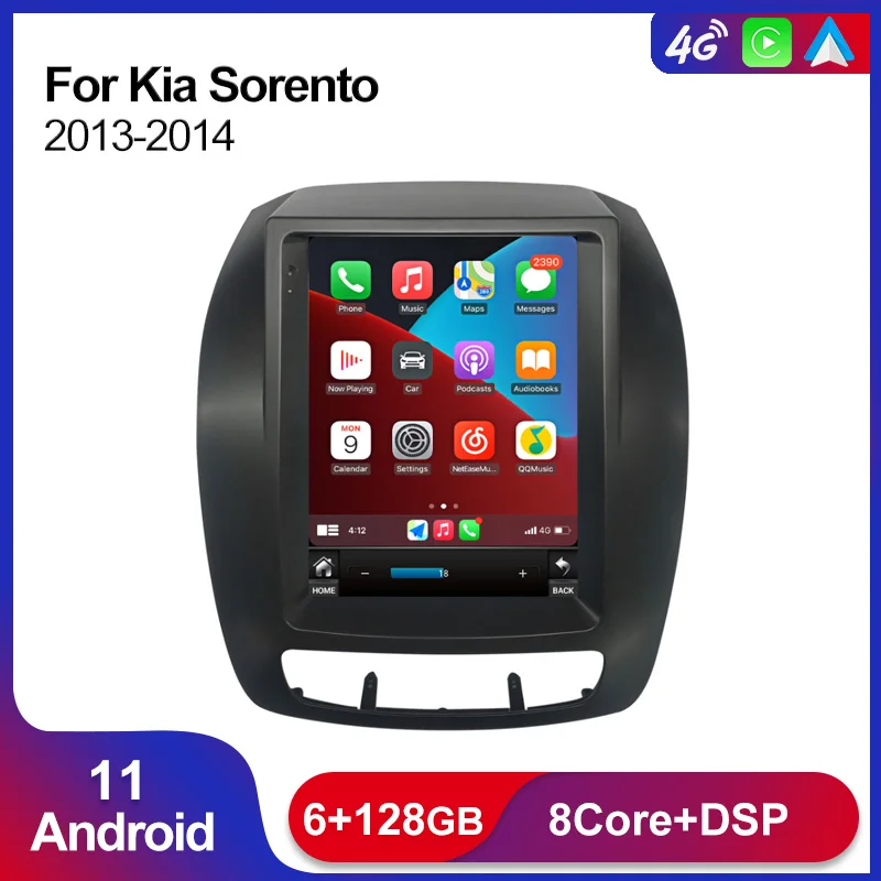 Автомобильный мультимедийный плеер Tesla Style Android 11 6 + 128G IPS DSP для KIA Sorento 2013 2014 GPS WIFI 4G NET
Автомобильный мультимедийный плеер Tesla Style Android 11 6 + 128G IPS DSP для KIA Sorento 2013 2014 GPS WIFI 4G NET