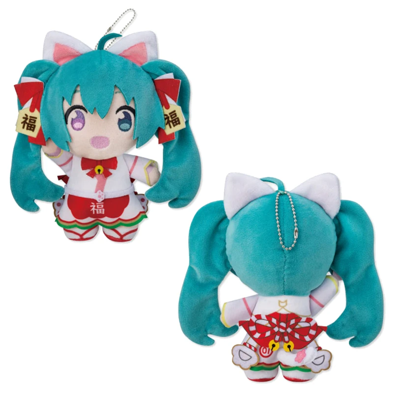 Предварительная продажа Vocaloid Hatsune Miku Манеки Neko Ver. Плюшевая анимэ Кукла мягкая