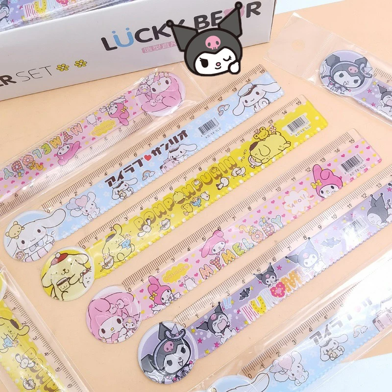 1 Pcs Kawaii Sanrios Kuromi My Melody Cinnamonroll Cartoon 15cm Straight Ruler Measuring Too Drawing Gift Office School Supply
1 Pcs Kawaii Sanrios Kuromi My Melody Cinnamonroll Cartoon 15cm Straight Ruler Measuring Too Drawing Gift Office School Supply