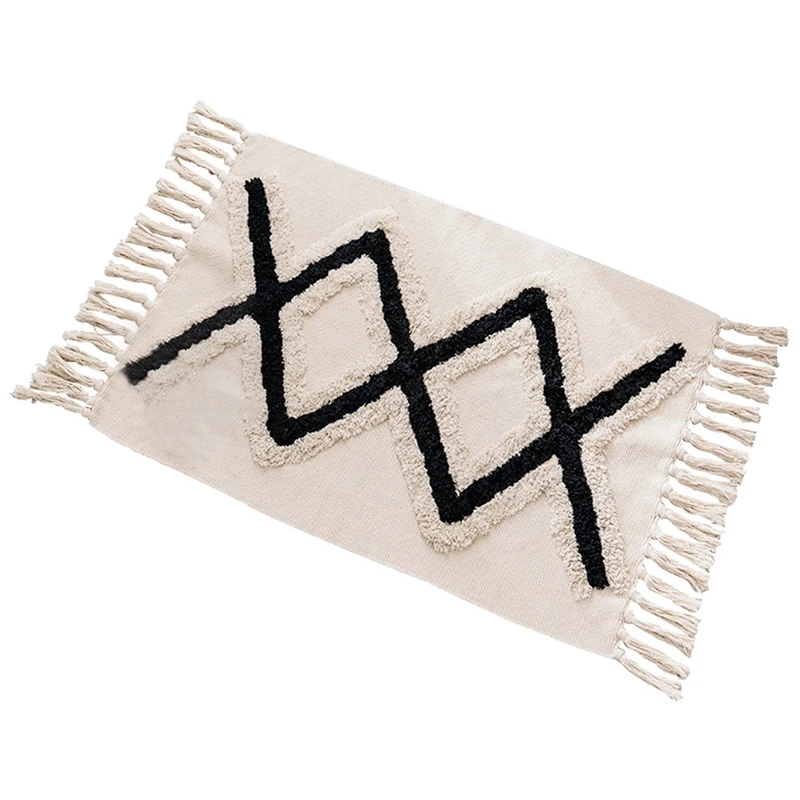 Retro Boho Hand Woven Tassel Carpet Farmhouse Rug Bedside Rug Geometric Floor Mat Living Room Bedroom Carpet Home Decor
Retro Boho Hand Woven Tassel Carpet Farmhouse Rug Bedside Rug Geometric Floor Mat Living Room Bedroom Carpet Home Decor