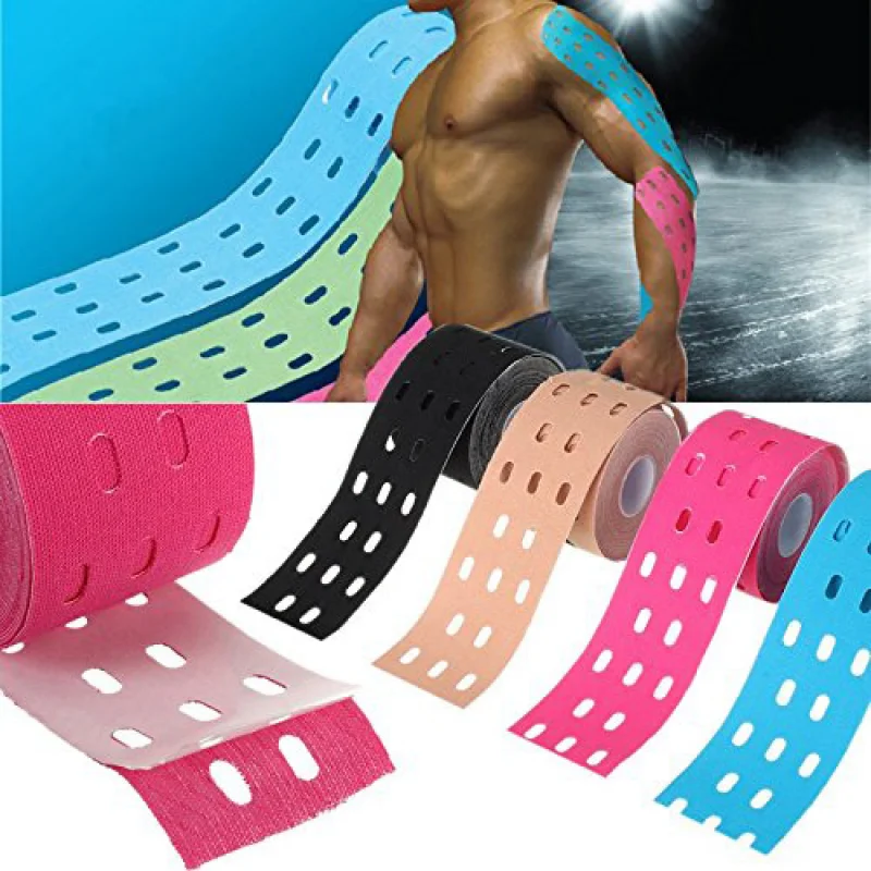 Perforated Cotton Breathable Sports Tape Breathable Pain Relief Protection Wrist Waist Muscle Support Solid Color Bandage
Perforated Cotton Breathable Sports Tape Breathable Pain Relief Protection Wrist Waist Muscle Support Solid Color Bandage