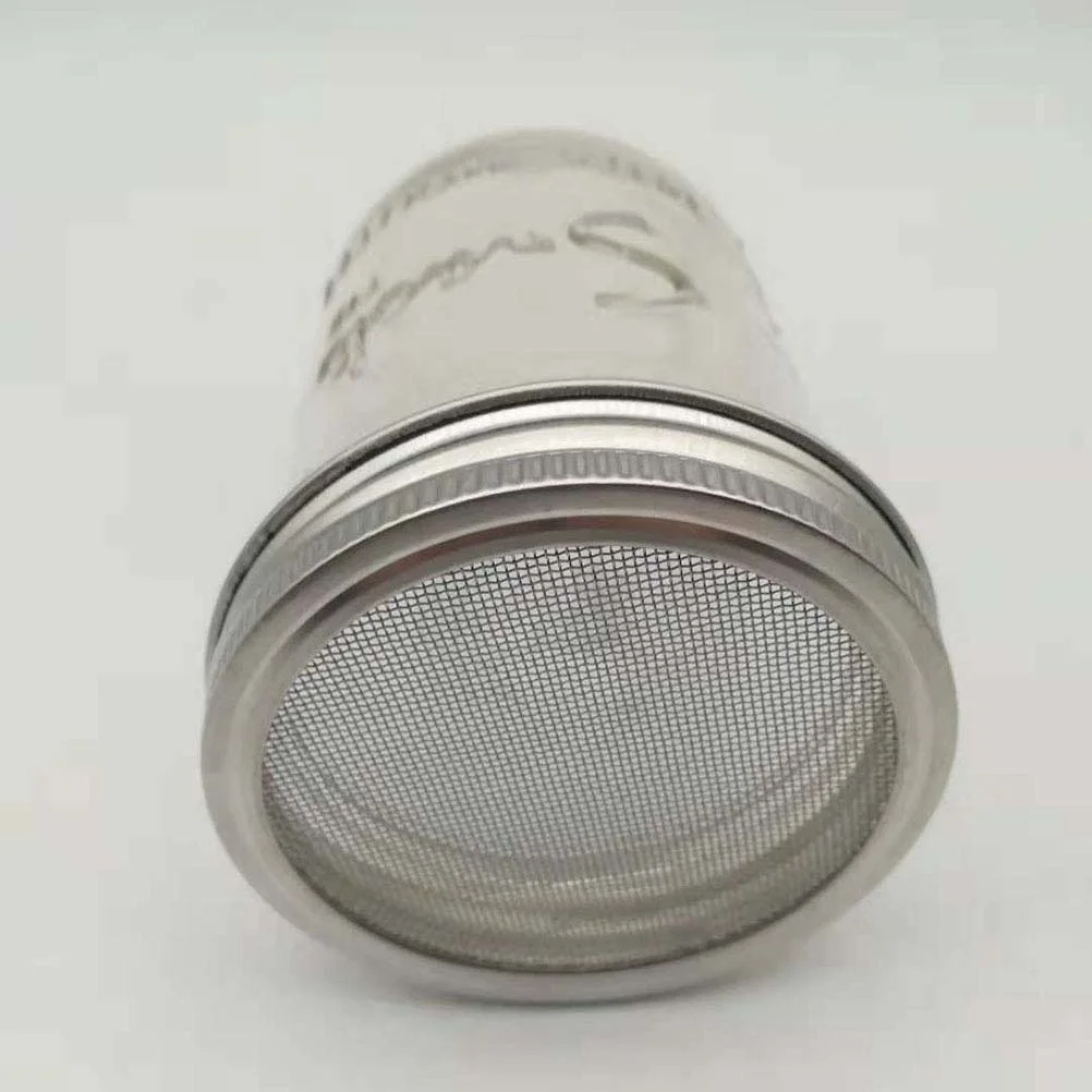 

3pcs Stainless Steel Sprouting Lids with Screen Metal Sprout Lid for Wide Mouth Jars Sprouting Jar Strainer Lid Grow Bean Salad