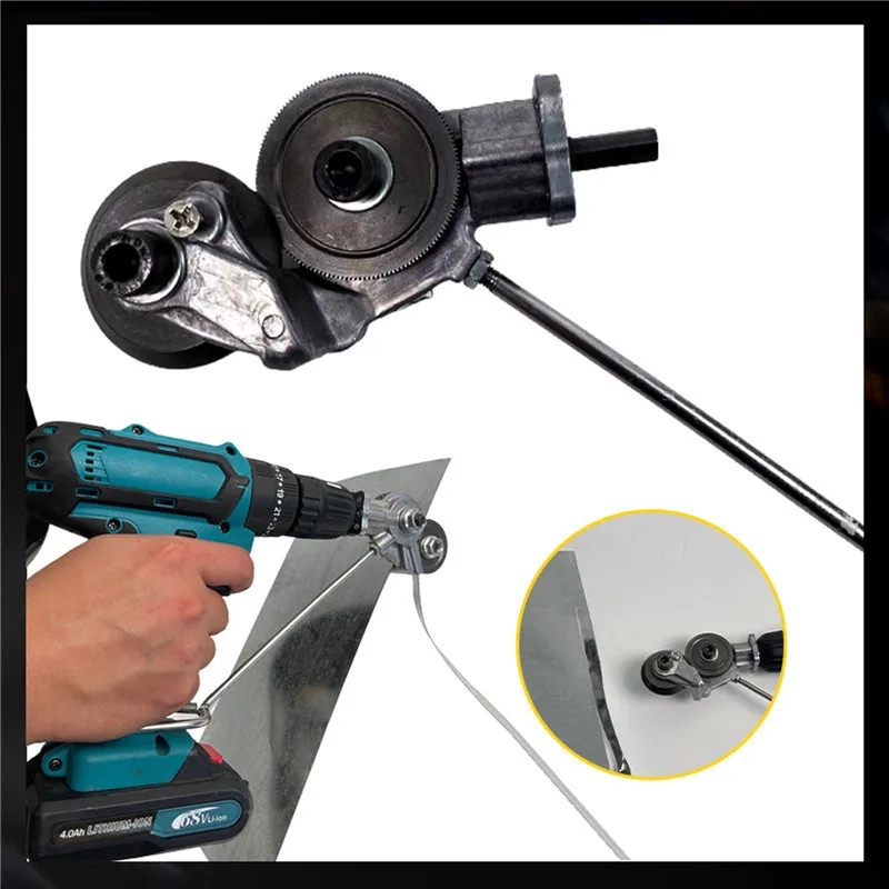 Electric Drill Metal Plate Cutter Fast Cutting Metal Iron Tin Plate Labor-Saving Electric Drill Cutter Retrofit Shears
Electric Drill Metal Plate Cutter Fast Cutting Metal Iron Tin Plate Labor-Saving Electric Drill Cutter Retrofit Shears