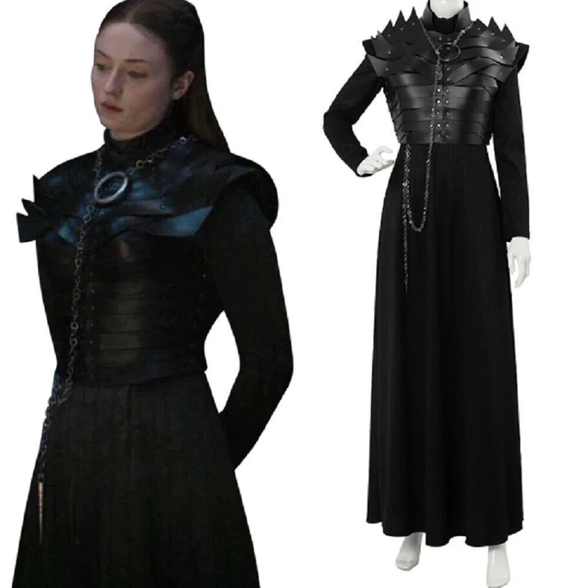 New Anime Cosplay Costume Sansa Stark Leather Jacket Black Carnival Adult Customization
New Anime Cosplay Costume Sansa Stark Leather Jacket Black Carnival Adult Customization