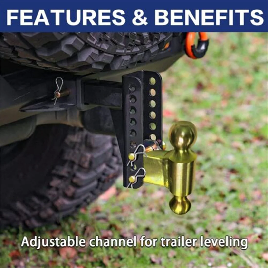 Treeligo 10000Lbs 7.5"Drop Adjustable Ball Mount Trailer Hitch Tow 2-5/16" Rise Channel-Style RV Parts Camper Caravan Accessorie
Treeligo 10000Lbs 7.5"Drop Adjustable Ball Mount Trailer Hitch Tow 2-5/16" Rise Channel-Style RV Parts Camper Caravan Accessorie